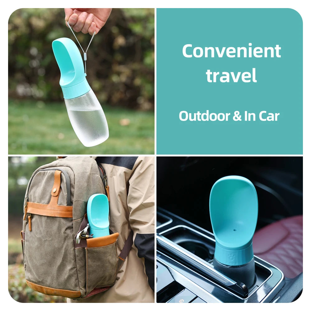 SmartBuy Hub-300ml 500ml Big Dog Water Bottle Portable Drinking Bowl For Small Dogs