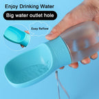SmartBuy Hub-300ml 500ml Big Dog Water Bottle Portable Drinking Bowl For Small Dogs