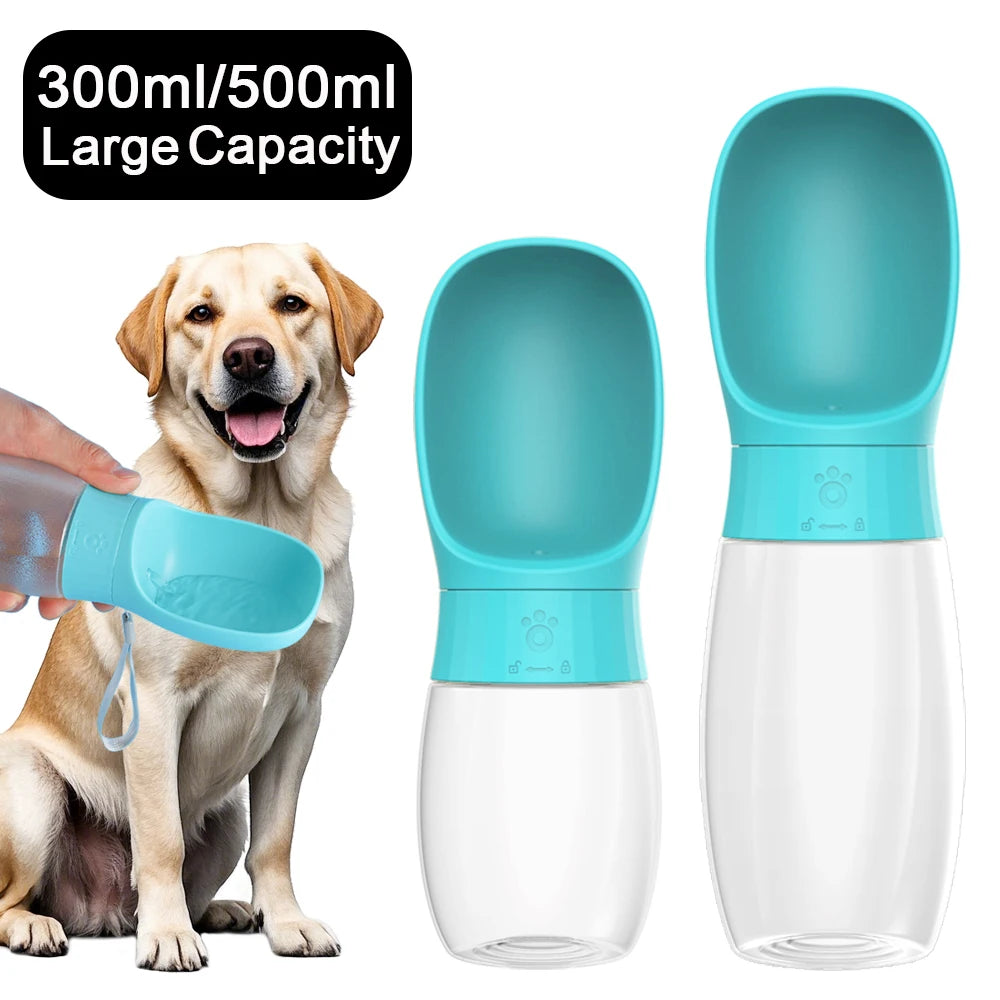 SmartBuy Hub-300ml 500ml Big Dog Water Bottle Portable Drinking Bowl For Small Dogs